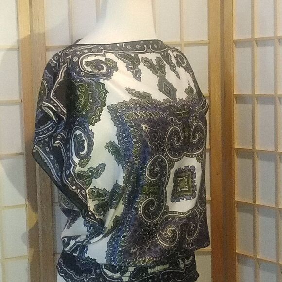 B*Wear Sm Handkerchief Blouse - Picture 11 of 13